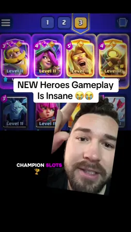 Heroes GAMEPLAY IS HERE #clashroyale #clashroyalememes 
