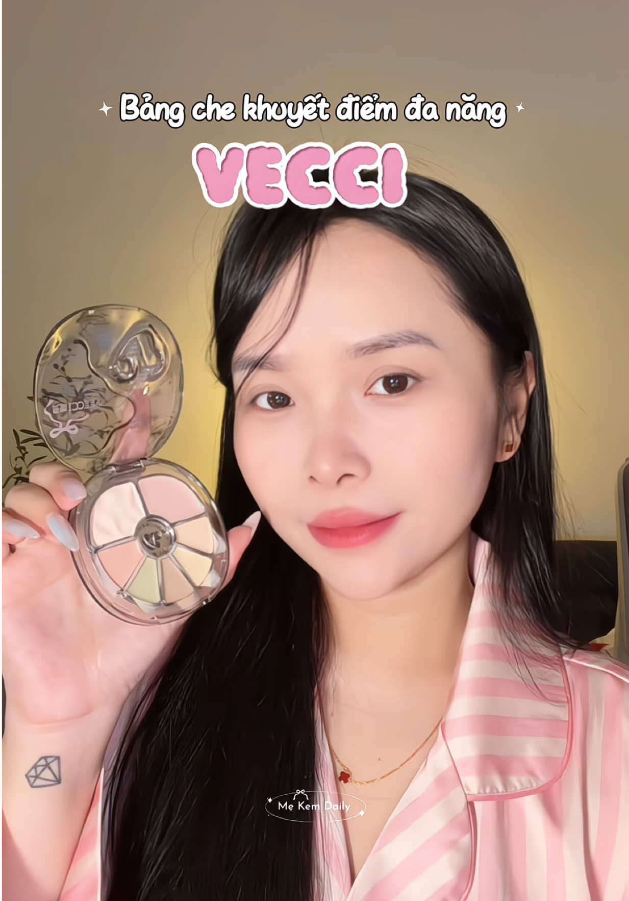 Bảng che khuyết điểm đa năng của Vecci ok lắm mấy bà ơi 💓 #mekemdaily #vecci #chekhuyetdiem #makeup #reviewlamdep 