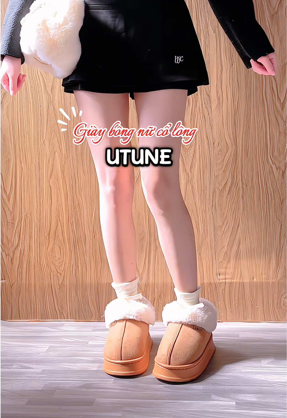 Đông tới có đôi này là ấm áp lắm luôn á, đi nhìn cũng cưng nữa mấy bà #giaybong #giaylotlong #giaynucolong #giaylongcuu #giaybot 