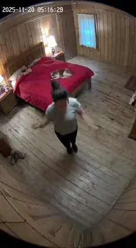 Woman jumping rope breaks floor and falls to the ground #ai #viral #funnyvideos #viralvideo #funny 