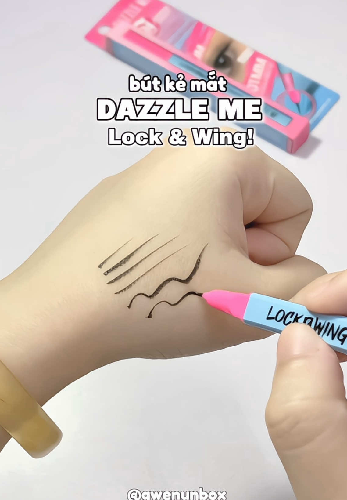 Bút kẻ mắt DAZZLE ME Lock & Wing! siu mảnh lâu trôi #dazzlemevn #dazzleme #butkemat #kematdazzleme #Eyeliner 