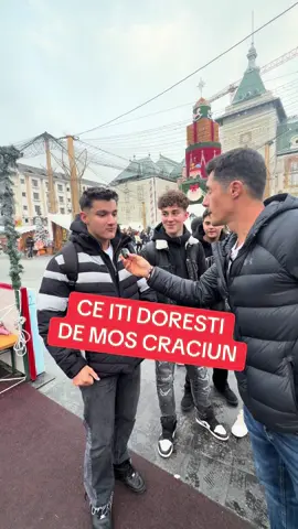Ce doresc tinerii să le aducă Moș Crăciun #moscraciun #cadouri #interviu #targuldecraciuncraiova  