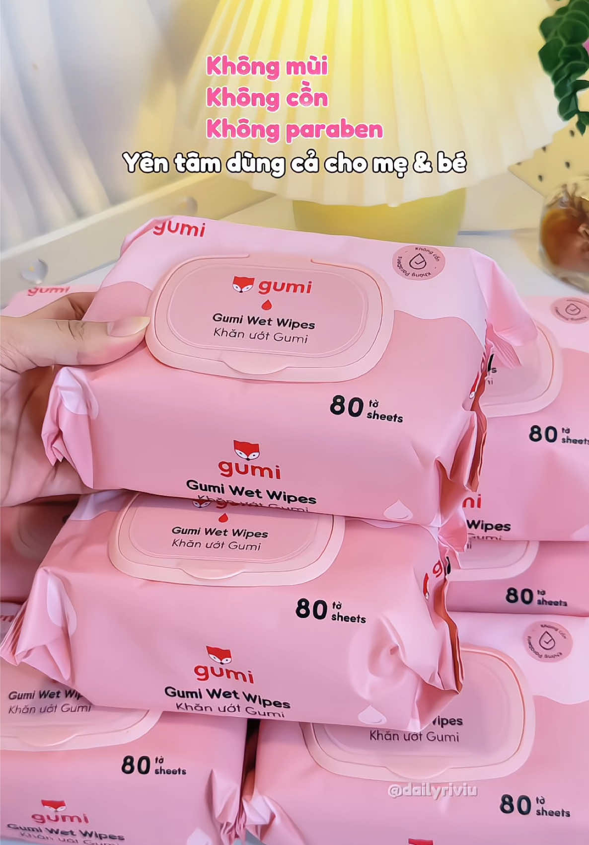 Thùng 10 gói khăn ướt Gumi dùng siêu lâu, mua nguyên thùng cả nhà dùng luôn 👍#khanuotgumi #khanuotkhongmui #khanuotchobe #khanuotgiare #gumi 