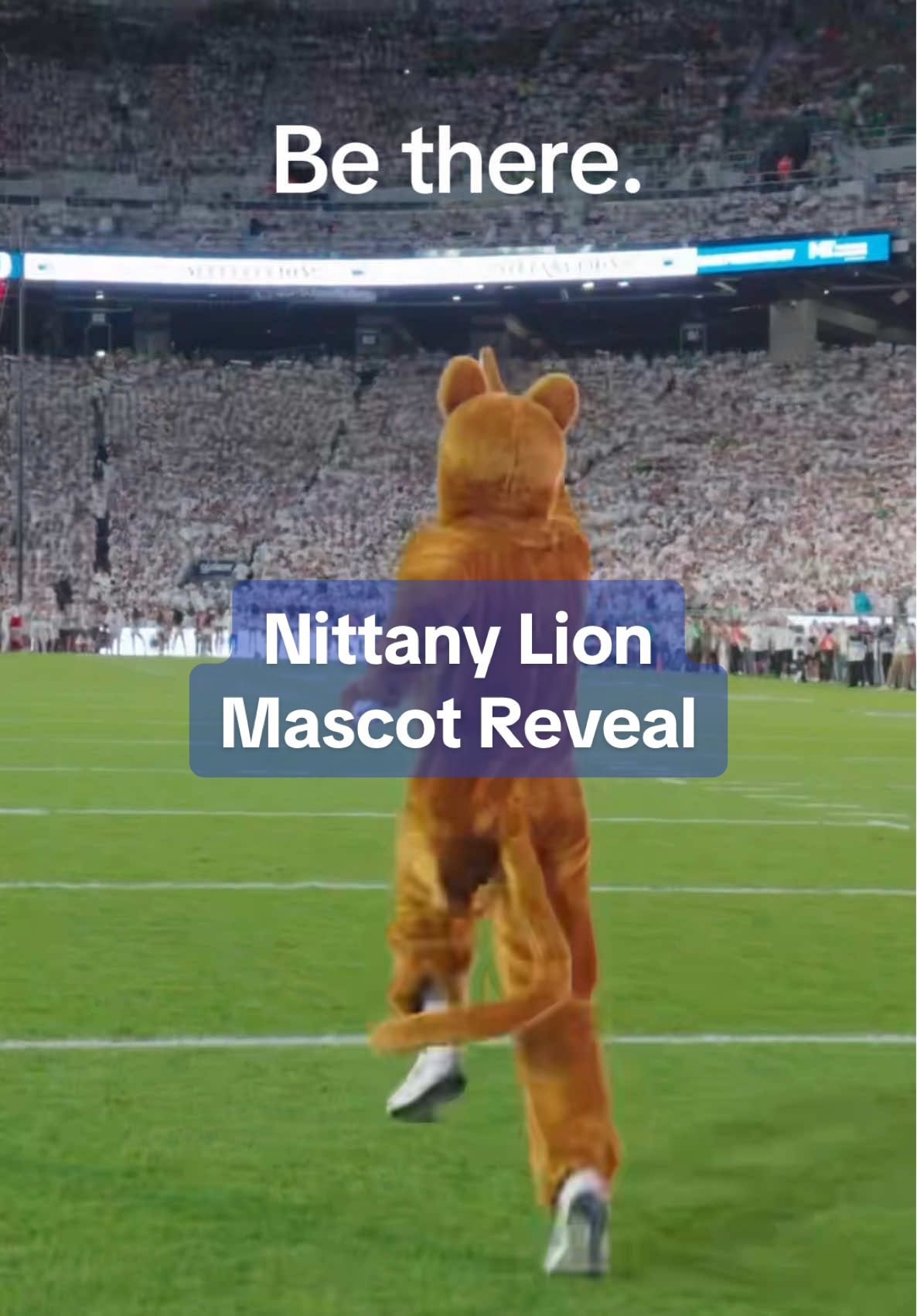 You don’t want to miss this 👀 #pennstate #pennstatefootball #pennstateuniversity #nittanylions #mascotreveal  @NBC Sports 