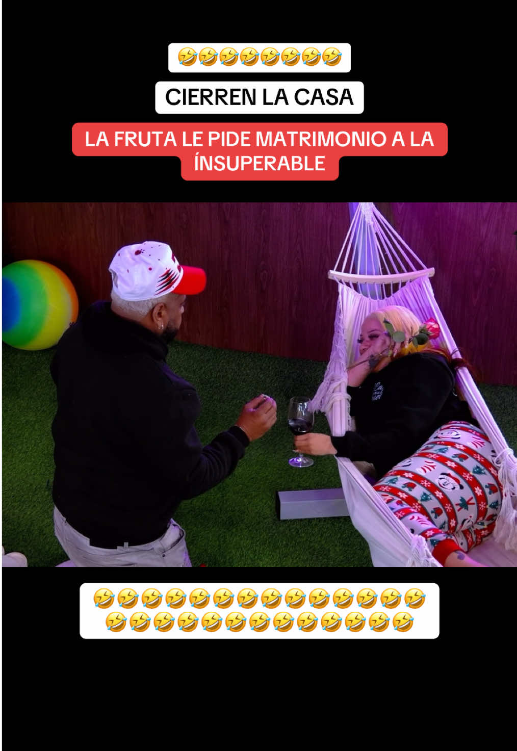 La fruta le pide matrimonio a la insu #lacasadealofoke #teamfruta #lainsuperable 