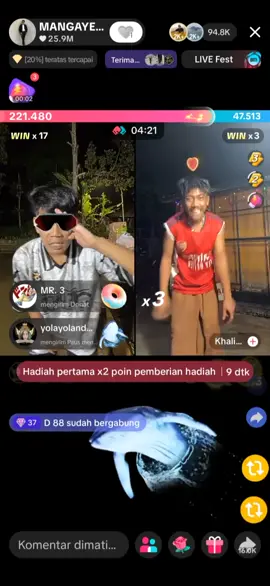 round 1 ngeriii @MANGAYEK6256 live #mangayek #baladsanud #fyp #pkresmitiktok 