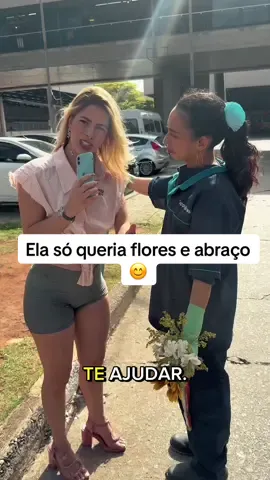 Ela só queria uma rosa e abraço 😱 #vaiprofycaramba #testesocial #fypシ゚ 