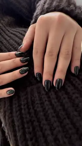 #khadis_nail #🖤#nail #siyah #qaynaq 