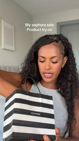 Try on / haul of my Sephora purchases! @Hourglass Cosmetics @Haus Labs @Too Faced @Rare Beauty @DanessaMyricksBeauty #sephorasalepicks #texturedskinmakeup 