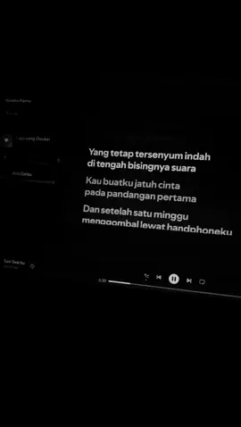 🙇 #foryoupage #liriklagu #saatsaatitu #lyrics #spotify 