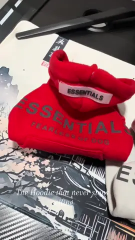 Fearless Dog Hoodie!!  Most wanted Essentials Fearless of Dog Hoodie  #dogsoftiktok #dogclothing #dogclothingbusiness #puppytiktok 
