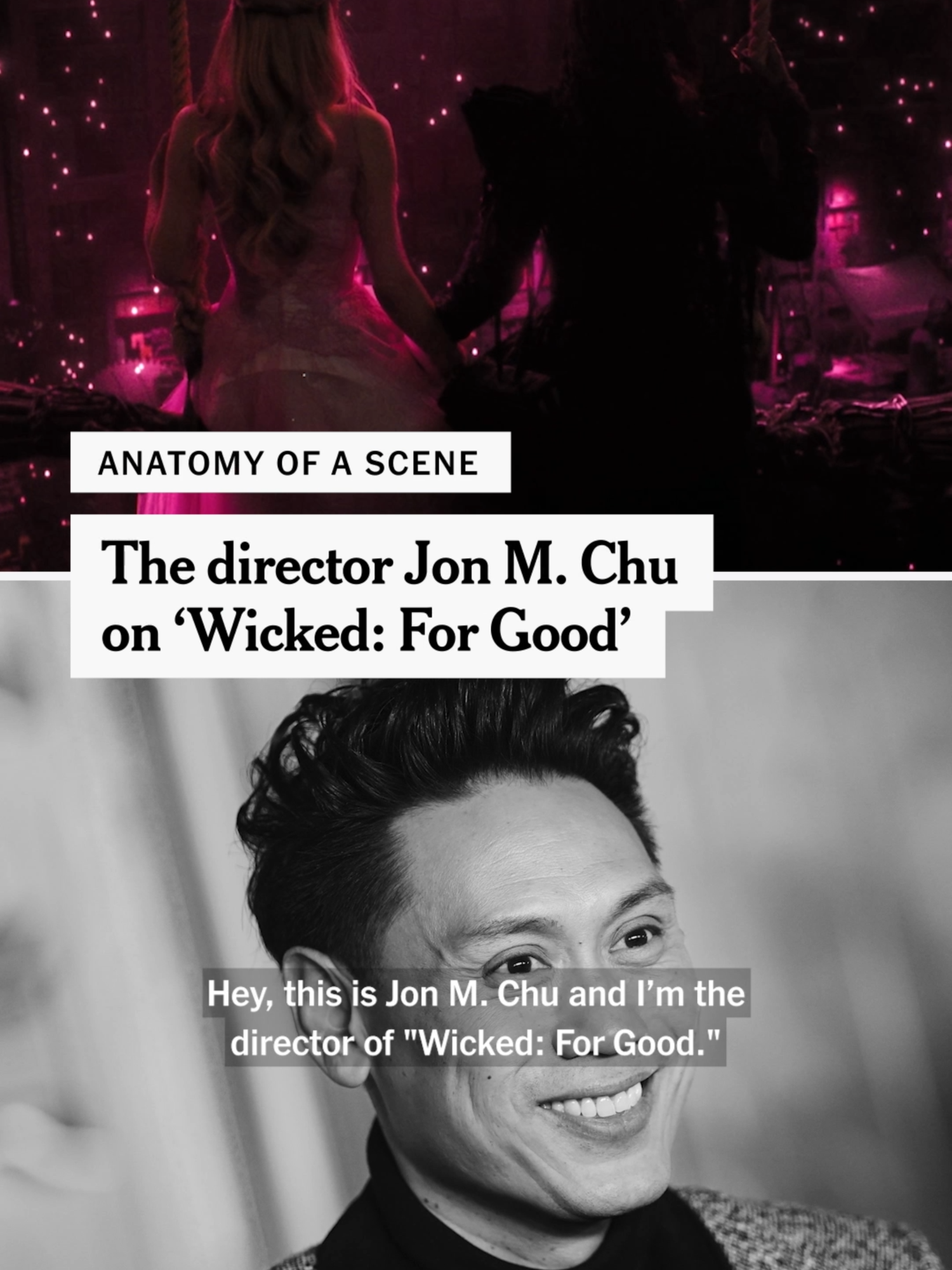 Go in-depth on this whimsical scene from “Wicked: For Good,” and hear the director Jon M. Chu narrate a sequence from his film featuring Cynthia Erivo, Ariana Grande and Jeff Goldblum. #wicked #wickedmovie