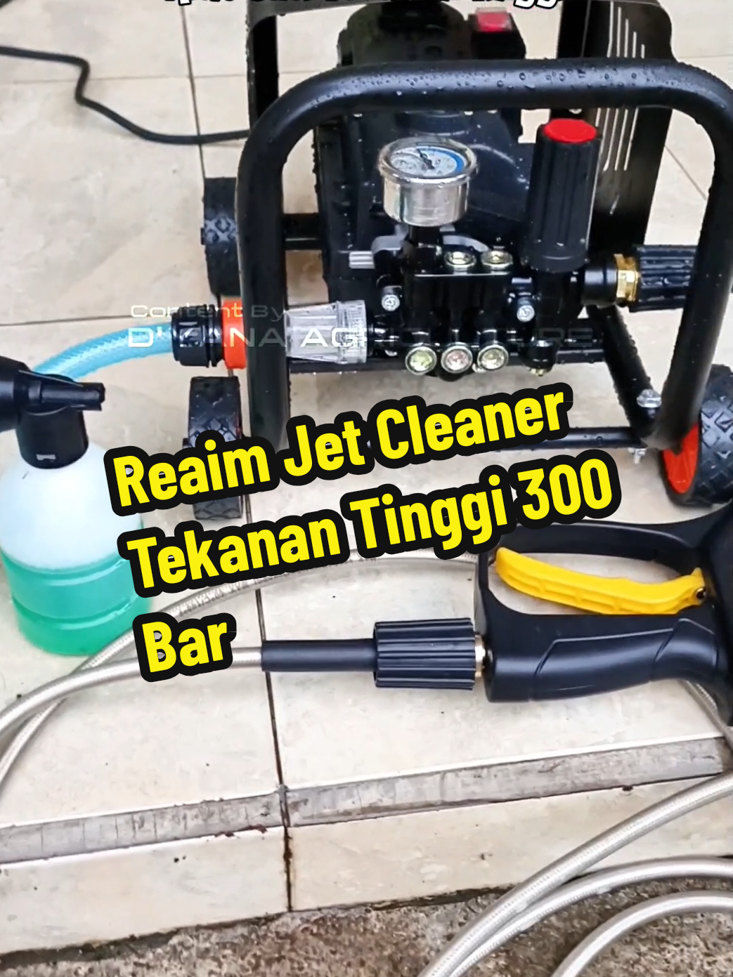 Reaim jet cleaner alat cuci tekanan tinggi max 300 bar daya listrik rendah stabil di 500 watt Alat cuci mobil jet steam. #jetcleaner #alatcucimobil #jetsteam #jetcleanermurah 