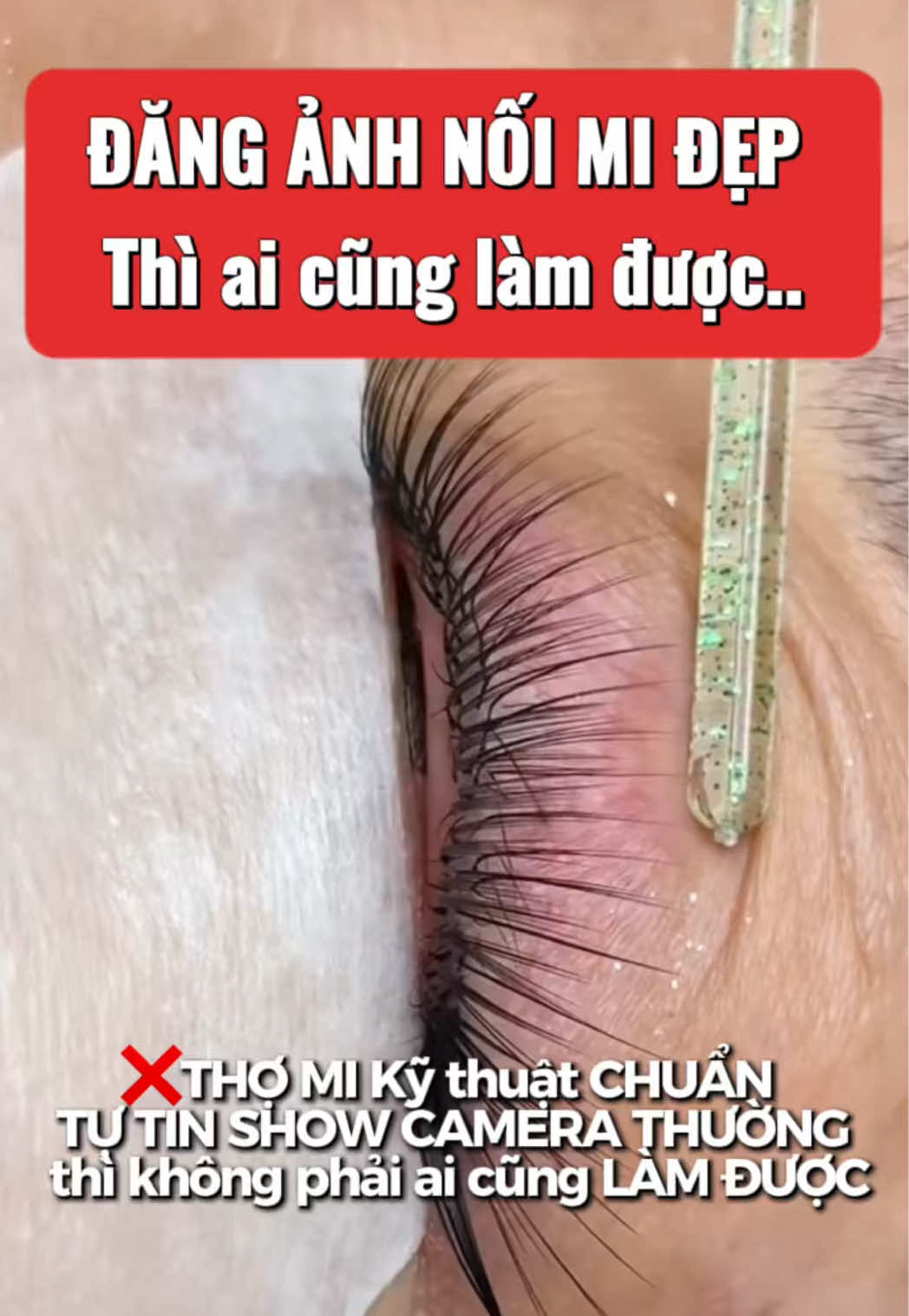 Cốt lõi của NỐI MI vẫn là tư duy & kỹ thuật nối mi Chuẩn 👉Quay cam thường vẫn tự tin: chân keo sạch – đi sợi mi siêu mướt #noimi #noimidouyin #chiasekinhnghiem #tiktokviral #xuhuongtiktok 