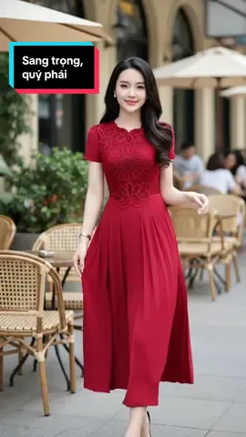 Váy ren dệt 2 lớp sang trọng #hoale4mua #vaythietke #damthietke #vayditiec #vayxinh 