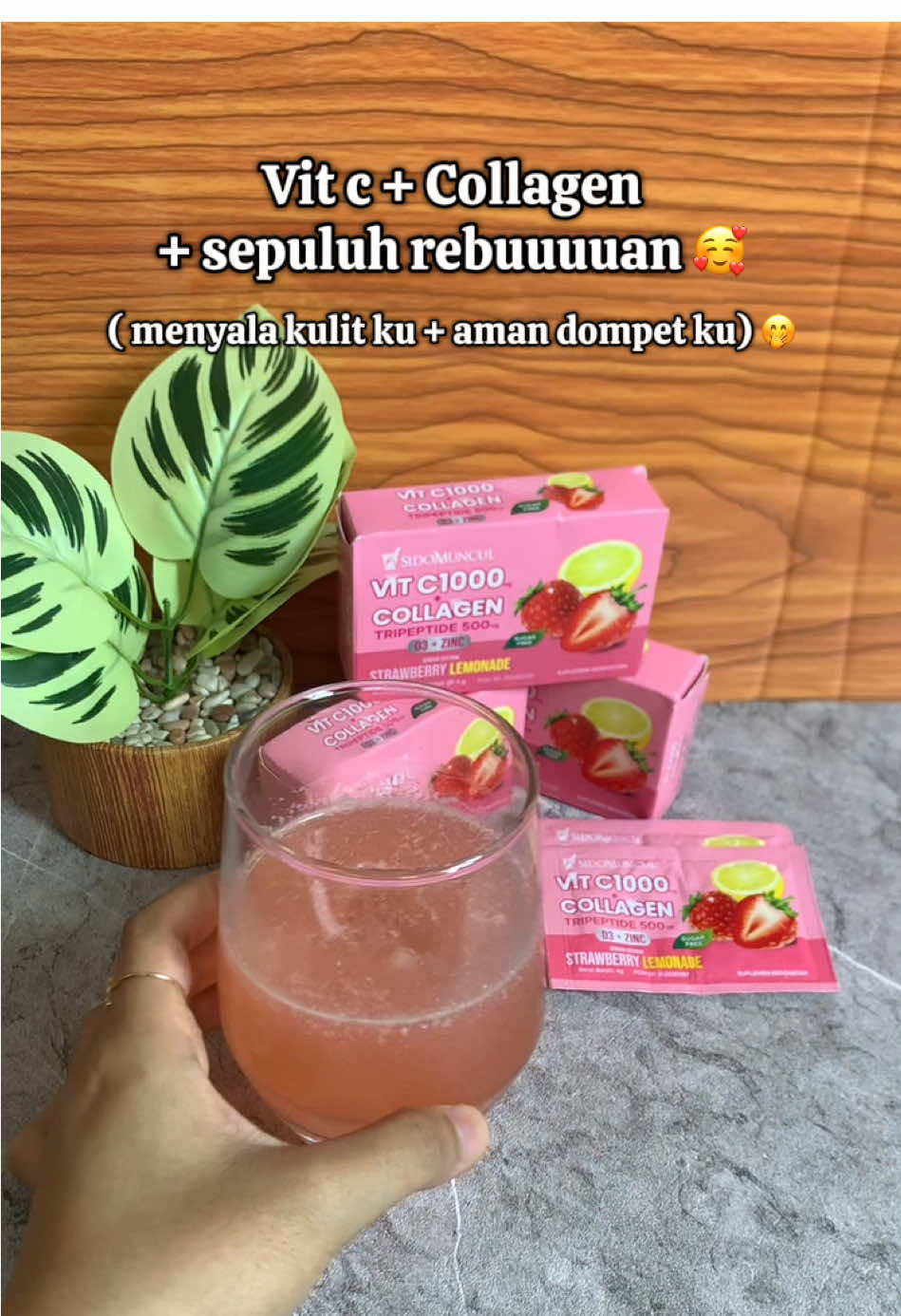 Mana 1pac isinya 6pcs lagi🥰🥰 #collagen #sidomuncul 