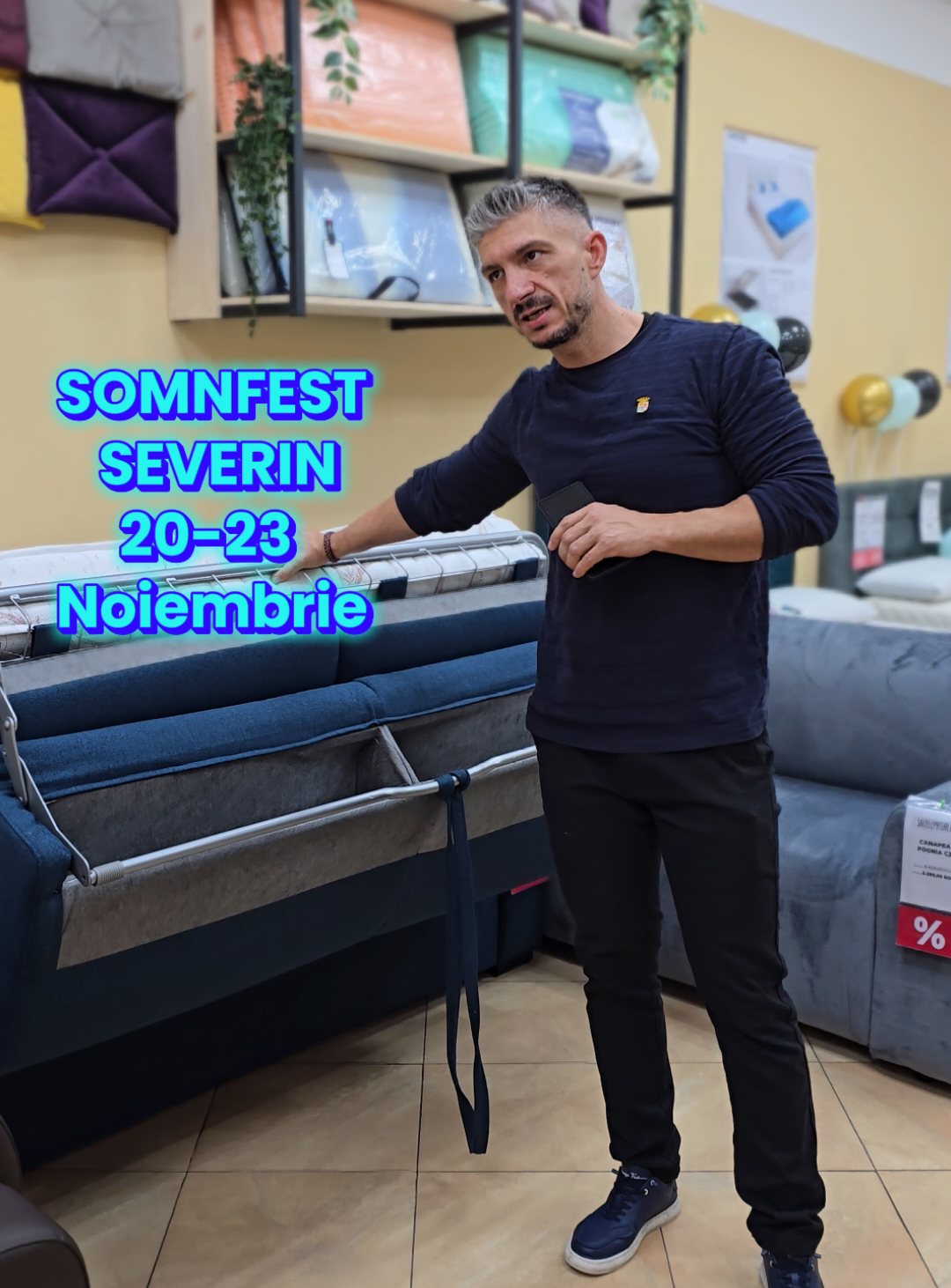 🎯SEVERIN   vine SOMNFEST la Timflex.ro REDUCERI OUTLET la saltele, paturi și canapele . 📅. 20 - 23 noiembrie  📌Aleea Constructorului 1, aflat in Supernova Drobeta 🕘 9.00 – 21.00 💥 Reduceri suplimentare + produse OUTLET = combinația perfectă pentru un somn bun la preț mic!