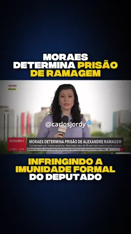 Moraes volta a desrespeitar a Constituição e atropela a imunidade formal de Ramagem ao determinar uma prisão sem qualquer amparo constitucional. Não há flagrante, não há crime inafiançável. Uma decisão absurda. Resta saber: a PF vai aos EUA cumprir essa ordem?