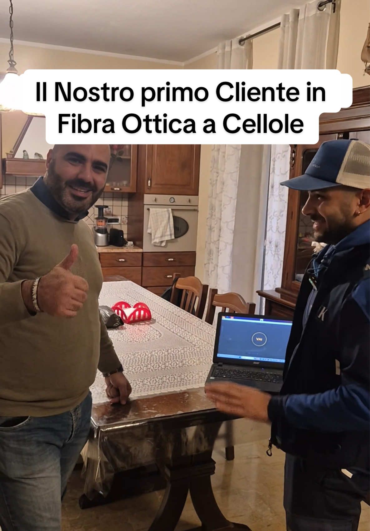 Il primo cliente in Fibra Ottica a Cellole 📡 #ultranet #fibraottica #campania #wifi #latina 