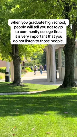 There’s no greater decision. 🤍✅ #communitycollege #university #collegestudent #college 
