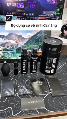 Bộ dụng cụ vệ sinh đồ công nghệ, laptop, pc... #tienthinhsetup #macbook #setuppc #setupgaming #setup 