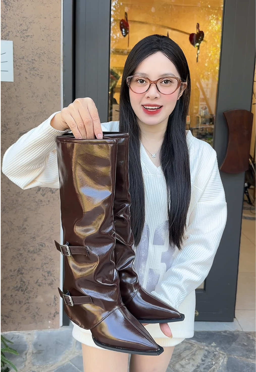 Bốt cao cổ cá tính #botcaoco #botnu #trinhhongmau 