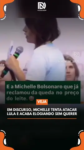 Durante um discurso, Michelle Bolsonaro tentou fazer críticas ao presidente Lula, mas acabou gerando o efeito contrário. Internautas afirmam que a fala soou mais como uma propaganda positiva do que como um ataque político.