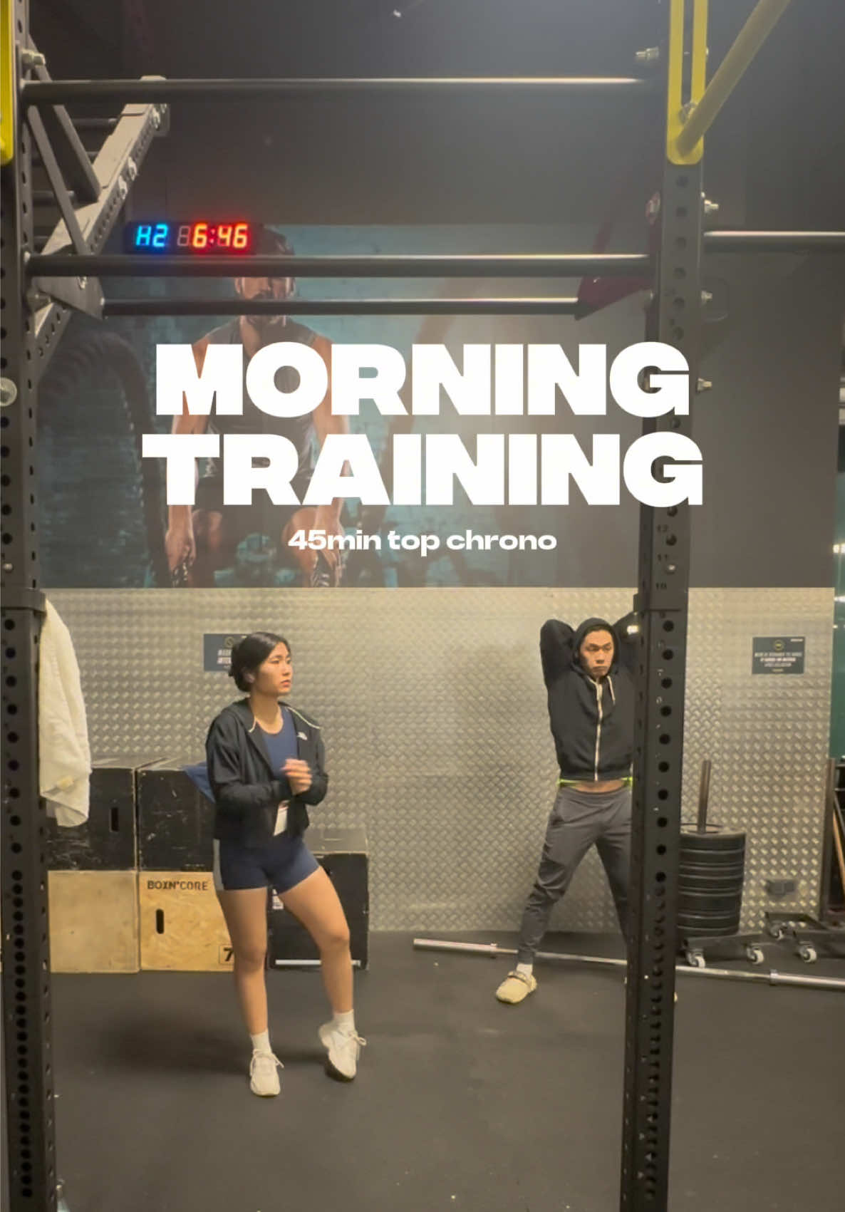 Mon training complet du matin 💪 toi aussi t’as une routine ? 😎 #training #morningroutine #athlete