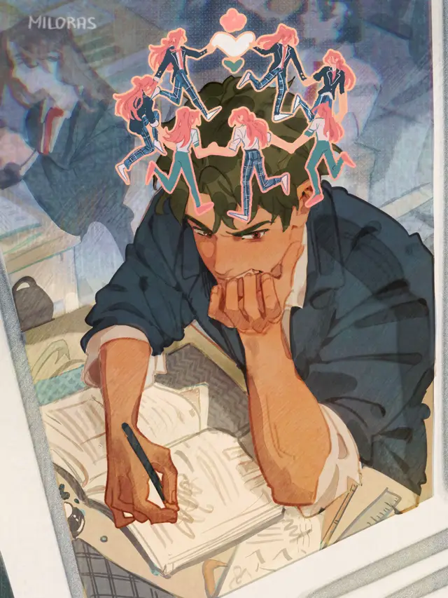 Matchablossom fans are we still alive? My little boy can’t stop thinking about his anxious, grumpy, annoyingly handsome bae🙂‍↔️ + silly comic . #matchablossom #kojironanjo #kaorusakurayashiki #sk8 #sk8theinfinity