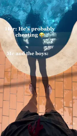 Me and the boys -  #boys #water #fyp #swimmingpool #oldtrend 