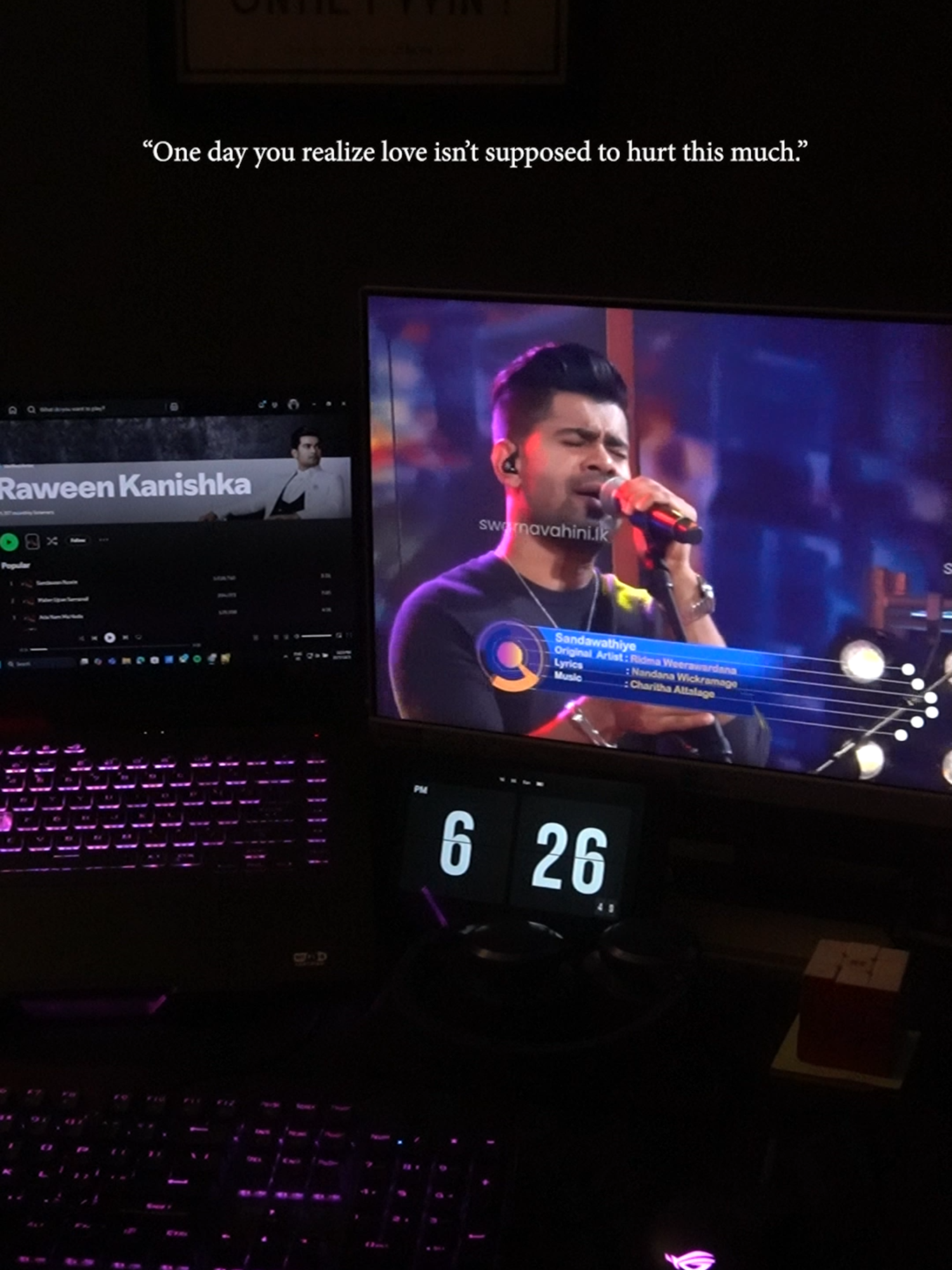 සඳවතියේ ඔබ මගේමයයි කියාලා  මං අහස බලා උන්නා 😭❤️‍🩹 Sandawathiye (සඳවතියේ) - Raween Kanishka | Ahankara Nagare | EBC Music #raweenkanishka #sandawathiye #sinhala #songs #followformore #creatorsearchinsights #fyp #sony #a6400