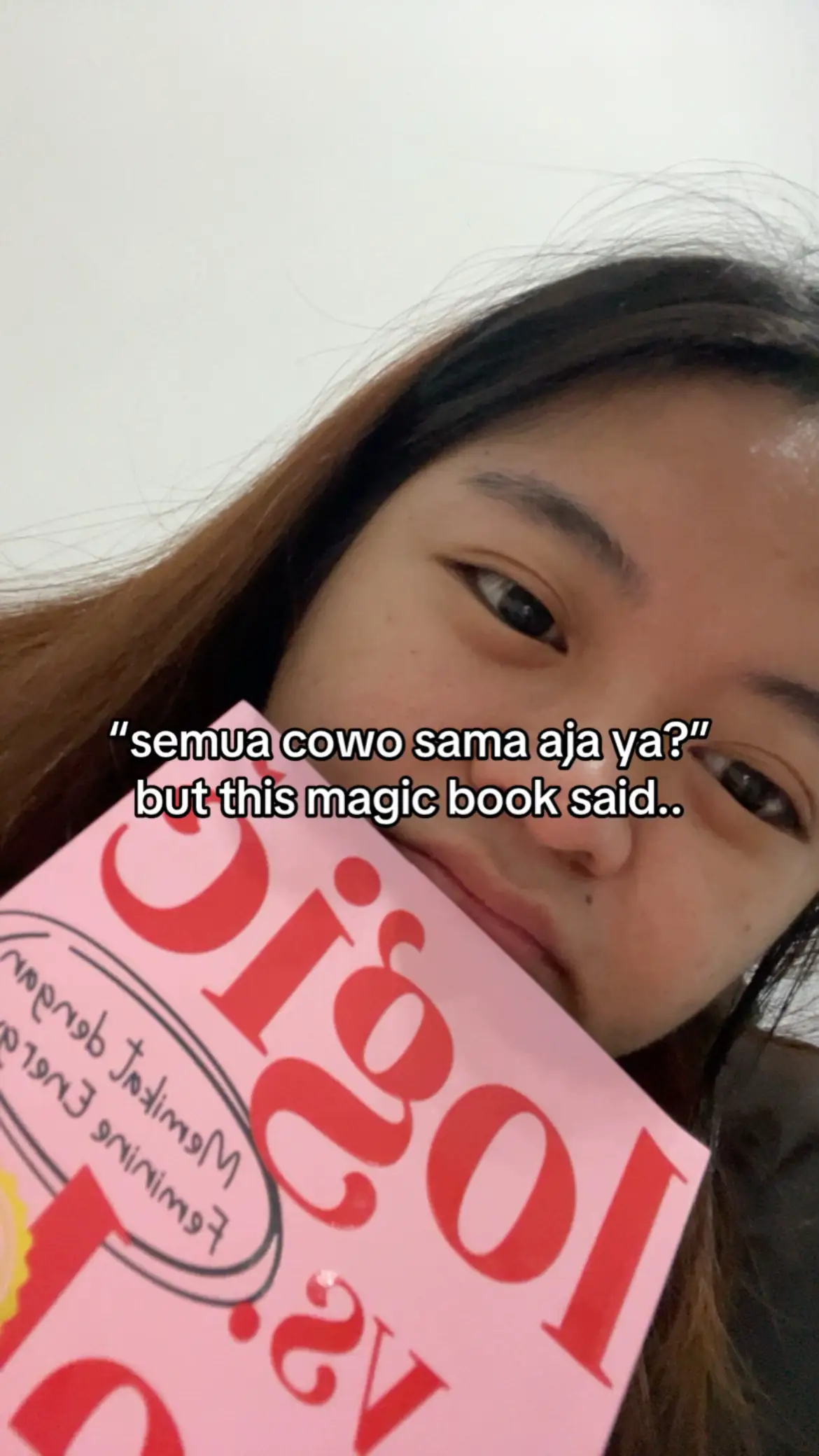 Pilih yang menguntungkan! kalau kerjanya cuma bikin ‘nangis’ pulang ajaa wkwkw #logicvsfeelings #magicbook 