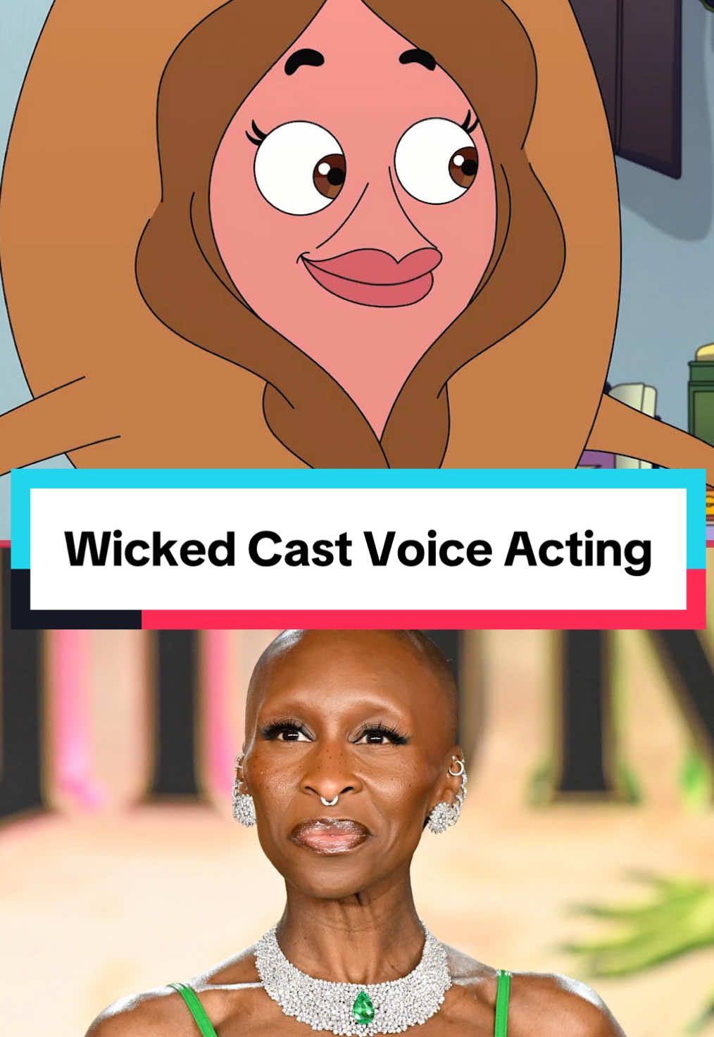 What a bunch of Wicked-ly talented voice actors! 🩷💚 #wicked #arianagrande #cynthiaerivo #wickedforgood 