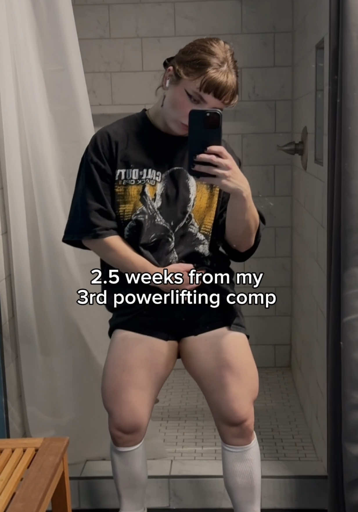 We’re in the home stretch ⚔️ . . . . #powerlifting #rawpowerlifting #workoutroutine #powerbuilding #nattylifter #consistency  #musclebodybuilder #naturalbodyphysique #musclemommy #gymgirl #gymmotivation  #gotothegym #womenwholift #foryoupage 