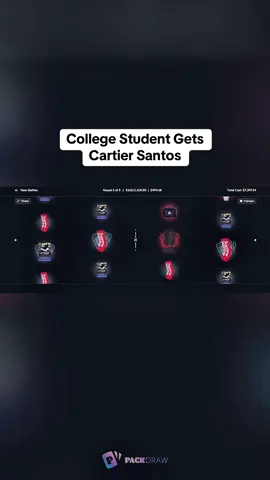 College Student Gets Cartier Santos