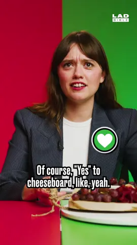 Bring on the Christmas cheeseboards 🤤 Aimee Lou Wood rates random stuff 🧀