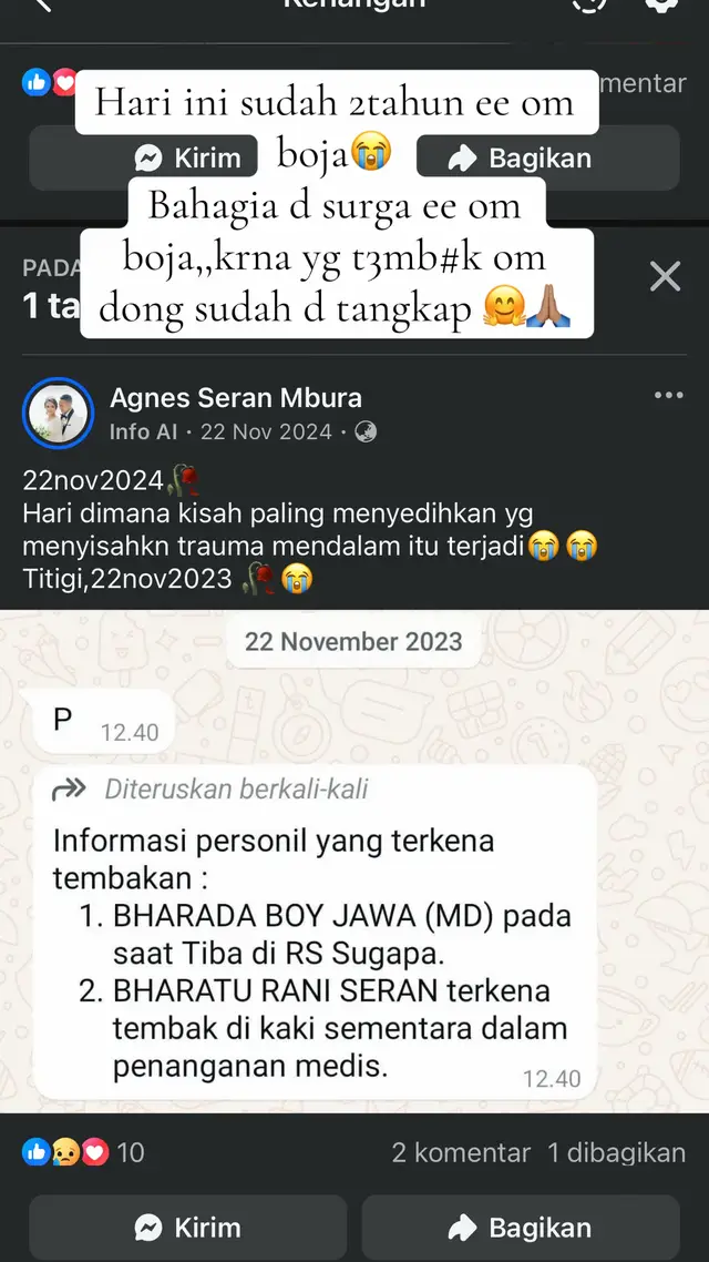 Bahagia selalu d sana e om boja 😇😇