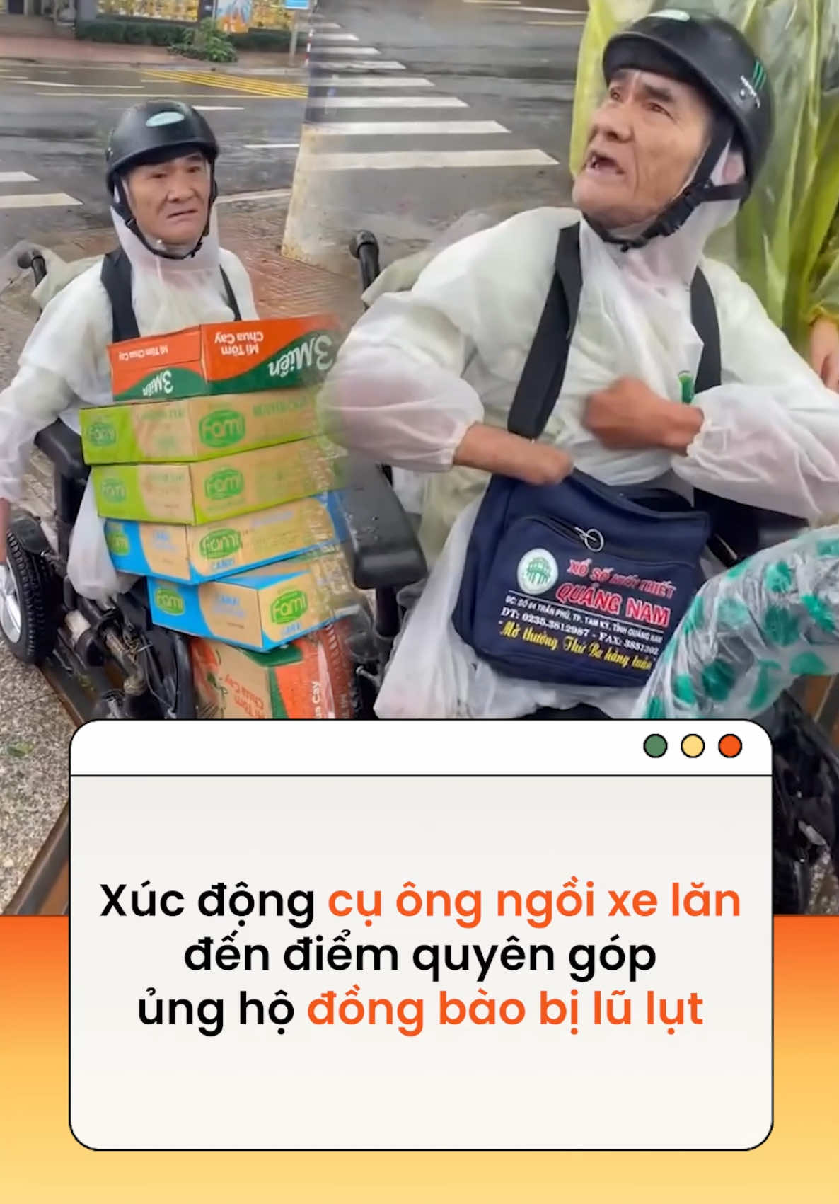 Được biết, trước đó khi miền Bắc bị lũ lụt ông cũng đã quyên góp, ủng hộ bà con #news #amm  Video: hoangkhanhbanme