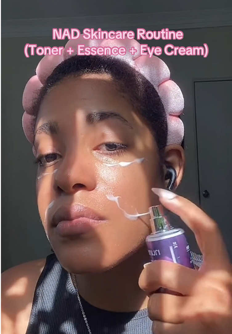 My rutina con NAD numbuzin no.9 💜💜💜💜💜💜💜@numbuzin #numbuzin #nadtoner #nadessence #nadeyecream #koreanskincare