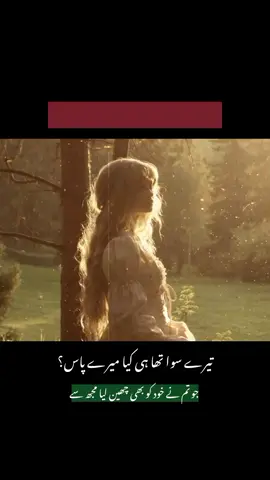 تیرے سوا تھا ہی کیا میرے پاس؟ جو تم نے خود کو بھی چھین لیا مجھ سے🥺 #potery #aestheticsvideo #fyp #grow #foryoupage 
