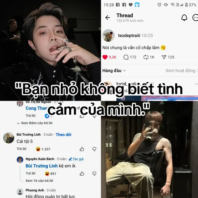 Dạo gần đây, mạng xã hội náo loạn hẳn lên vì hai cái tên: CongB và Mason. Công – cậu thực tập sinh vừa từ Hàn trở về – mang theo nụ cười ấm như nắng, tính cách tươi như soda chanh, chạm vào đâu là khiến không khí rực rỡ tới đó. Bách – rapper underground nổi tiếng – thì đúng kiểu lạnh ngoài nóng trong, nhìn ngổ ngáo vậy thôi chứ chỉ cần ai để ý kỹ sẽ thấy mỗi lần Công lại gần, khóe mắt anh mềm xuống rõ rệt. Họ gặp nhau trong một chương trình. Ban đầu chỉ là hợp tác… rồi chẳng hiểu từ khi nào, thành hợp nhau. Camera quay nhanh thôi mà vẫn bắt được vô số khoảnh khắc: Công chỉnh cổ áo cho Bách, Bách vô thức đỡ tay Công khi cậu mất thăng bằng, hai người cứ nói nhỏ với nhau rồi cười như có bí mật riêng. Fan bảo đó là “green lights” – những tín hiệu xanh bé xíu nhưng sáng rực. Và Công thì chẳng giấu được cái kiểu thích trêu Bách: — “Tớ đứng ở đây nha.” — “Đứng đó làm gì?” — “Để anh dễ nhìn.” Bách giả vờ nhăn mặt nhưng tai lại đỏ lên thấy rõ. --- Đêm đó, sau buổi quay, ai cũng mệt rã rời. Công tựa đầu vào cửa kính xe, mắt lim dim. Bách nhìn sang mà không hiểu sao trong lòng lại mềm đi một nhịp. 1 giờ khuya, anh đăng một dòng trạng thái vu vơ: “Bạn nhỏ không biết tình cảm của mình.” Không tag ai. Không emoji. Nhưng ai quen anh đều hiểu, Bách ít khi nói những câu kiểu này. Anh đặt điện thoại xuống, định ngủ. Nhưng vài phút sau— một thông báo sáng lên. CongB đã chia sẻ bài viết của bạn. Kèm đúng một câu, “Ai bảo không biết?” Không giải thích. Không vòng vo. Nhưng cái kiểu trả lời đó— đúng y như nụ cười hay tinh nghịch của Công mỗi khi nhìn Bách từ dưới mũ lưỡi trai. Bách bật cười khẽ. Một nụ cười không giấu được chút chiến bại. Xem ra… bạn nhỏ biết hết. Nhưng cố tình không nói. Để Bách tự hiểu. Ngoài kia, đèn đường loang thành vệt xanh dịu mắt. Tựa như ai đó vừa bật sáng một “green light” rất rõ ràng. Còn hai người thì… vẫn chưa bước tới. Vẫn đứng cạnh nhau vừa đủ gần, vừa đủ xa— nhưng ai nhìn vào cũng thấy, chỉ cần thêm một nửa bước chân thôi, là câu chuyện sẽ hoàn toàn đổi màu.#xuhuong #masonb #pov 