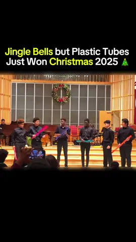 Boomwhacker Jingle Bells So Clean Santa Cried #usatiktok🇺🇸 #jinglebells #boomwhackers #cover #viral 