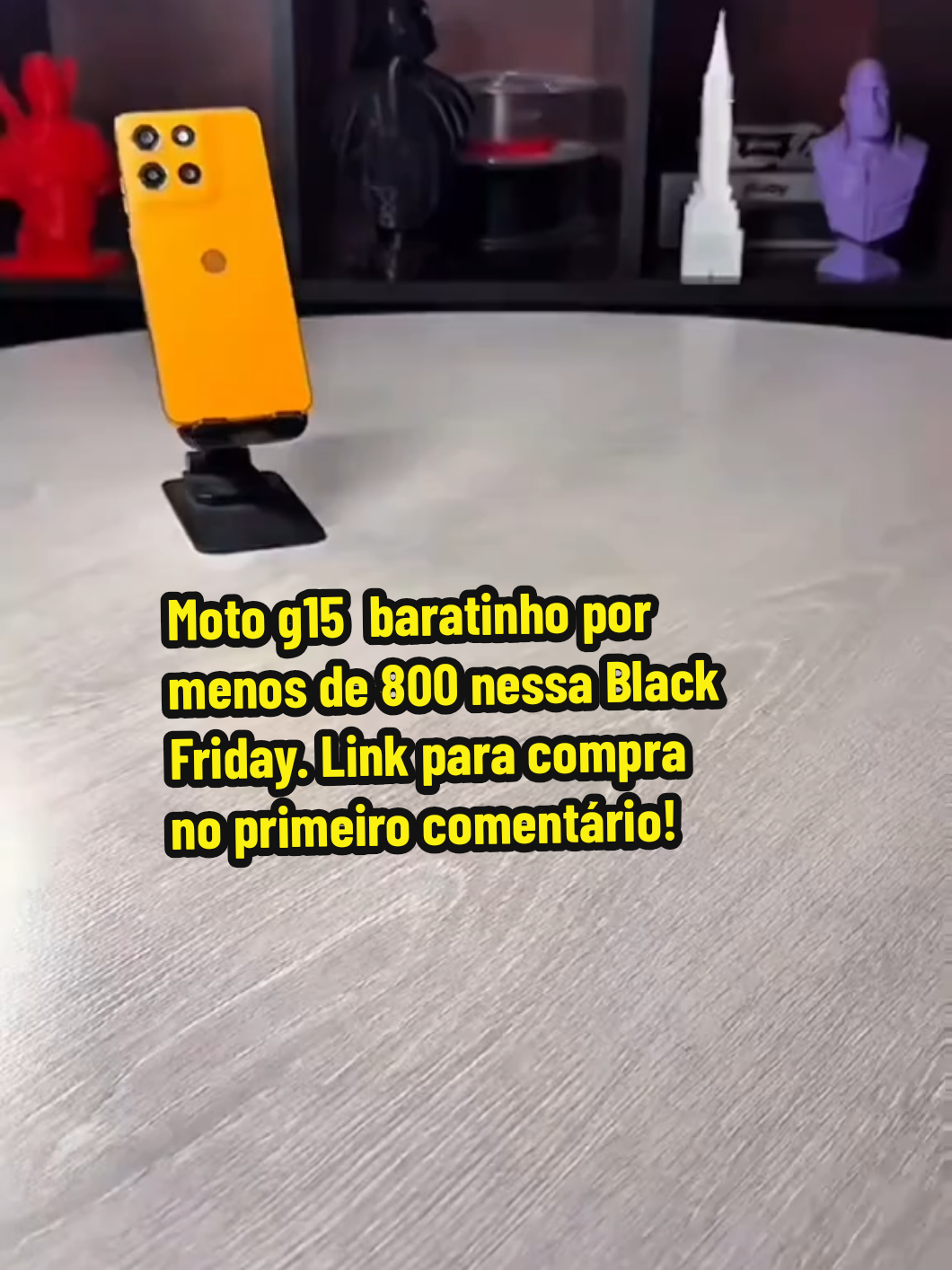 MOTO G 15  Ficha Técnica : O Motorola Moto G15 é um smartphone Android de bom nível, ótimo para fotos, que pode satisfazer até o mais exigente dos usuários. Tem uma enorme tela Touchscreen de 6.72 polegadas com uma resolução de 2400x1080 pixel. Sobre as características deste Motorola Moto G15 na verdade não falta nada. Começando pelo LTE 4G que permite a transferência de dados e excelente navegação na internet, além de conectividade Wi-fi e GPS. Tem também leitor multimídia, rádio, videoconferência e bluetooth. Enfatizamos a boa memória interna de 256 GB com a possibilidade de expansão. O Motorola Moto G15 é um produto com poucos concorrentes em termos de multimídia graças à câmera de 50 megapixels que permite ao Motorola Moto G15 tirar fotos fantásticas com uma resolução de 8165x6124 pixels e gravar vídeos em alta definição (Full HD) com uma resolução de 1920x1080 pixels. Muito fino, 8.2 milímetros, o que torna o Motorola Moto G15 realmente interessante. link para compra 👇🏾 https://divulgador.magalu.com/HakfpMe3 #motog15 #motorola #smartphone #blackfriday #afiliadosiniciantes @PROMOS DO DIA 