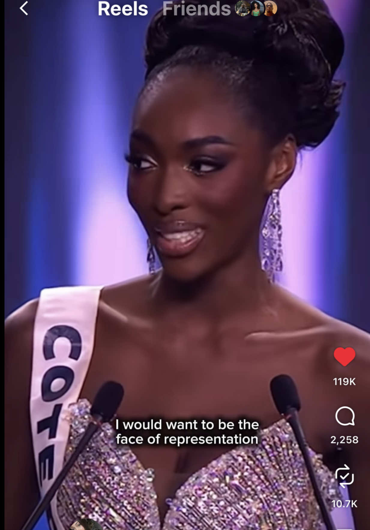 Biggest robbery I’ve witnessed in my lifeeeeeeee. Plus j’y pense plus ça me fait mal 😭. Shame on Miss Universe… #tiktokcotedivoire🇨🇮 #missuniverse #fyp #oliviayace 