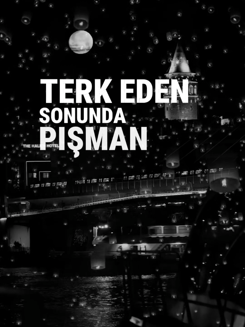 TERK EDEN SONUNDA PIŞMAN OLUR HER ZAMAN🥀 Ağlama yüreğim, o buna layık değil, inan, Terk eden döner de pişmanlıkla yanar her an. Yaşattığın izler gecemde kan gibi akar, Ruhunu alıp gitme, vicdanın sonunda seni yakar. 🖤 ✍️“Sence giden mi yanar sonunda… yoksa sessizce kalan mı daha derinden kanar?” #Yanlışımsan #BenSeniKalbimeGizlemişem #sad #DuygusalSözler  #SiyahBeyazAsk 