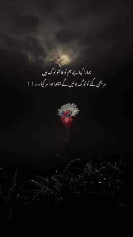 #مربھی گئے تو کسی کو کوئی فرق نہیں پڑنا😩