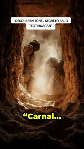 “DESCUBREN TÚNEL SECRETO BAJO TEOTIHUACÁN” #méxico #teotihuacán #noticiasen1minuto #noticiastiktok #breakingnews 