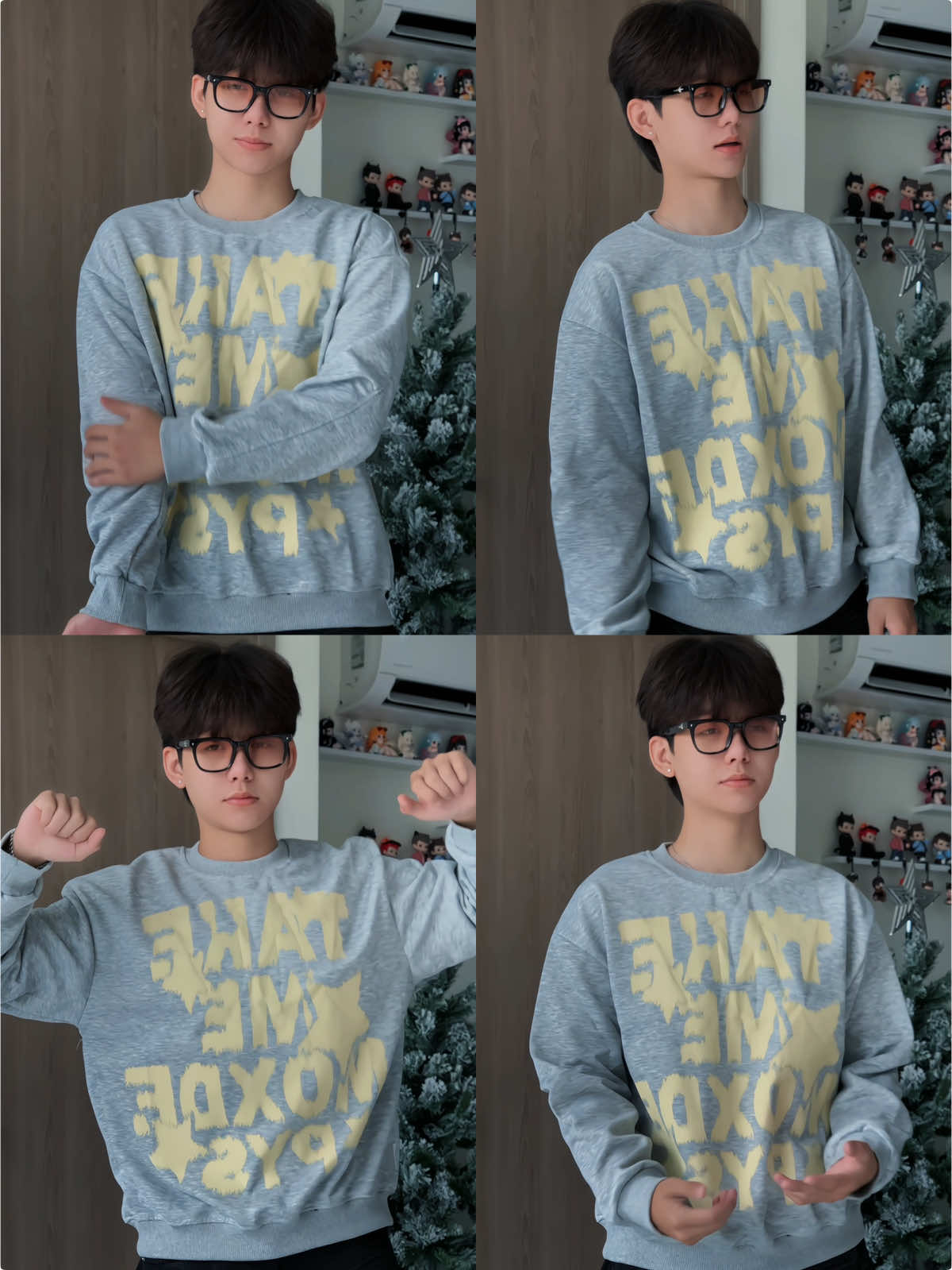 Trông hợp gu thật sự 😛 #dangmacdo #reviewdonam #outfit #sweater #dreamtears 