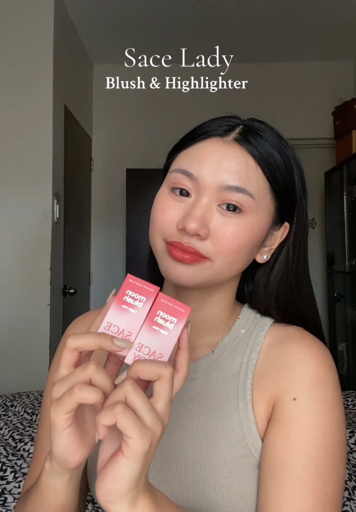 the moon dot blush and jelly highlighter duo? #saceladymoondotblush #saceladyliquidblush #jellyhighlighter #saceladyhighlighter 