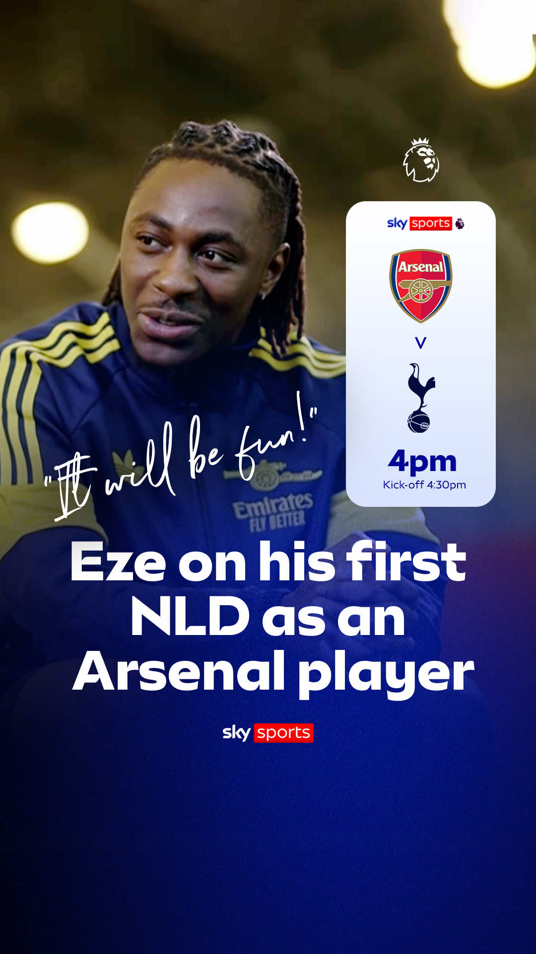 Idris Elba caught up with Eberechi Eze ahead of his first NLD 👀🔴 #PremierLeague #arsenal 